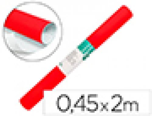 Rolo adesivo liderpapel veludo vermelho rolo de 0,45 x 2 mt , Liderpapel , 75056 , 8423473750562